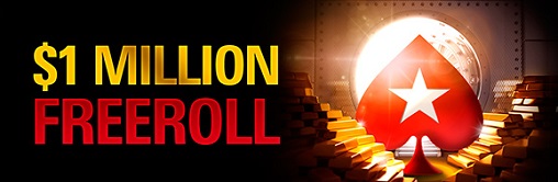 $1 Million Freerolls at PokerStars header
